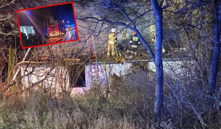 Tragiczny pożar w Lubelskiem. Dwie osoby nie żyją