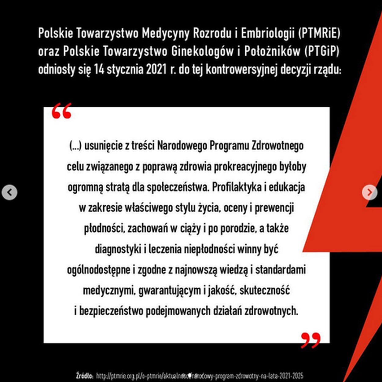 Leczenie niepłodności usunięte z listy celów NPZ