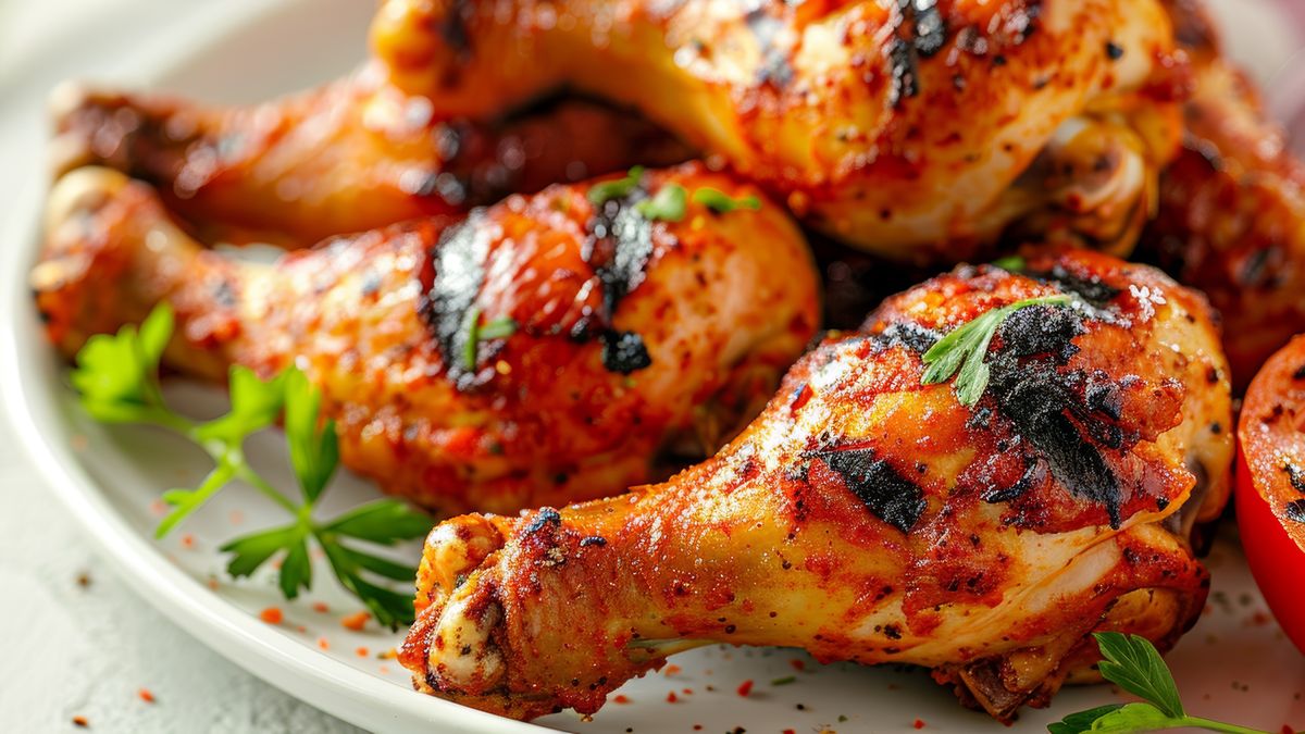 Pałki z kurczaka w kurkumie