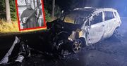 Tragedia na drodze. Ksiądz spłonął w aucie