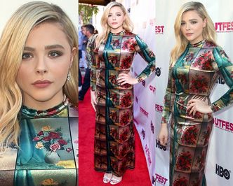 Chloe Grace Moretz w drogiej sukni w wazony...