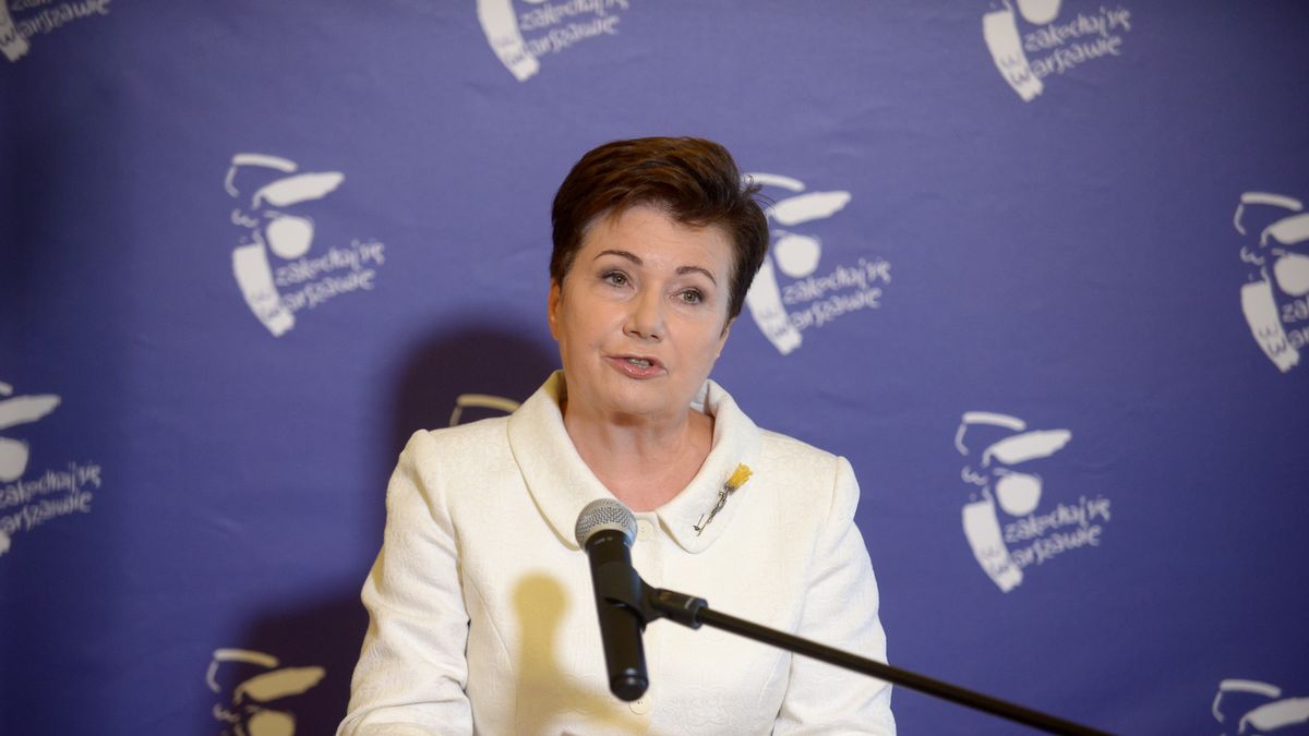 Warszawa, 13.07.2017. Hanna Gronkiewicz-Waltz, podczas konferencji prasowej.