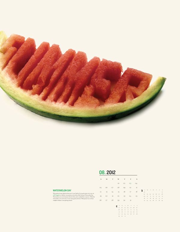 30 pomysłowych kalendarzy na rok 2012