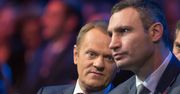 Tusk nagrał film na zjazd partii Witalija Kliczko. Przemówił po ukraińsku