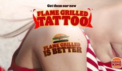 Burger King przypomina o ochronie skóry przed poparzeniem słonecznym i rozdaje "grillowane" tatuaże