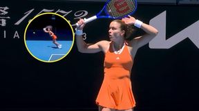 "Zagranie turnieju". W pierwszy dzień Australian Open. Aż sama była w szoku