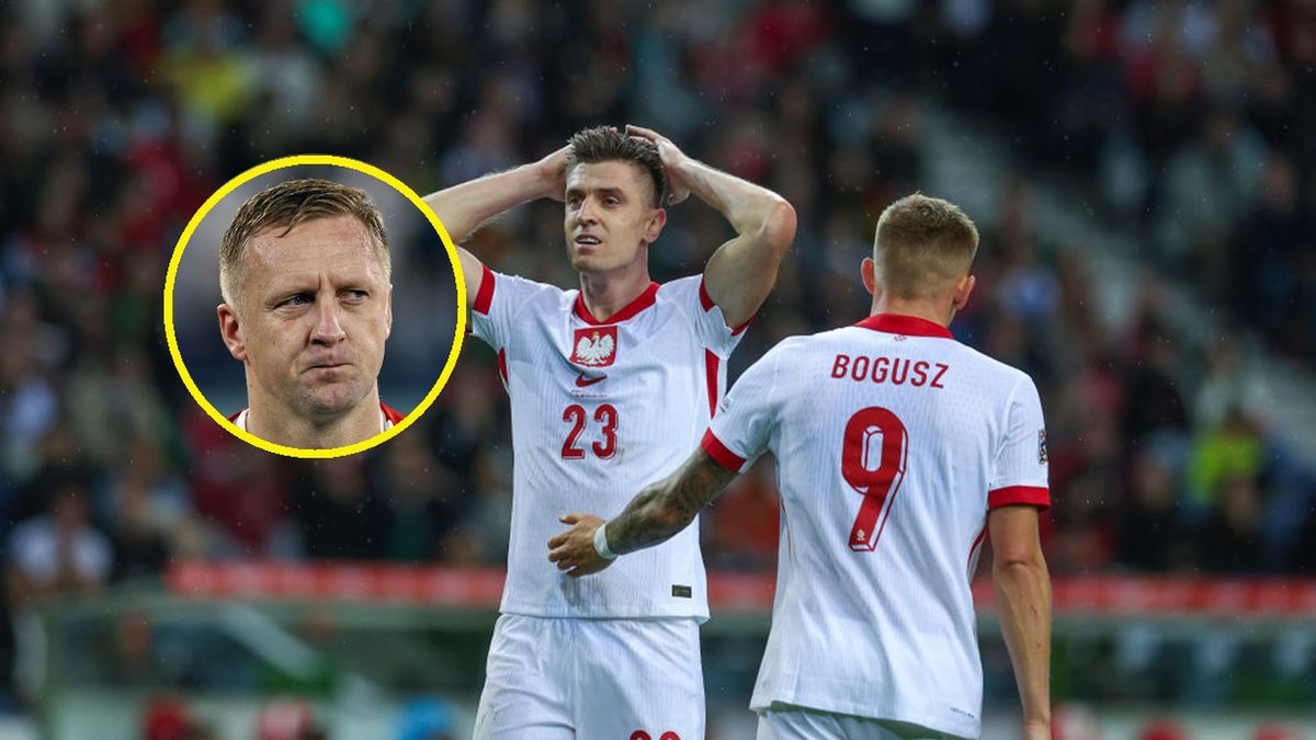 Getty Images /  Carlos Rodrigues/ANP / Na głównym: Krzysztof Piątek i Mateusz Bogusz, w kółku: Kamil Glik