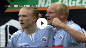 Zagłębie - SonderjyskE 0:1: gol Simona Kroona