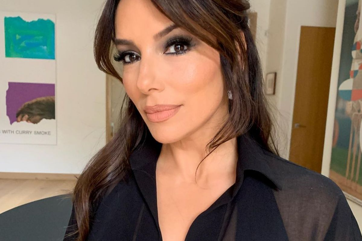 Eva Longoria zachwyciła w skórzanej sukience