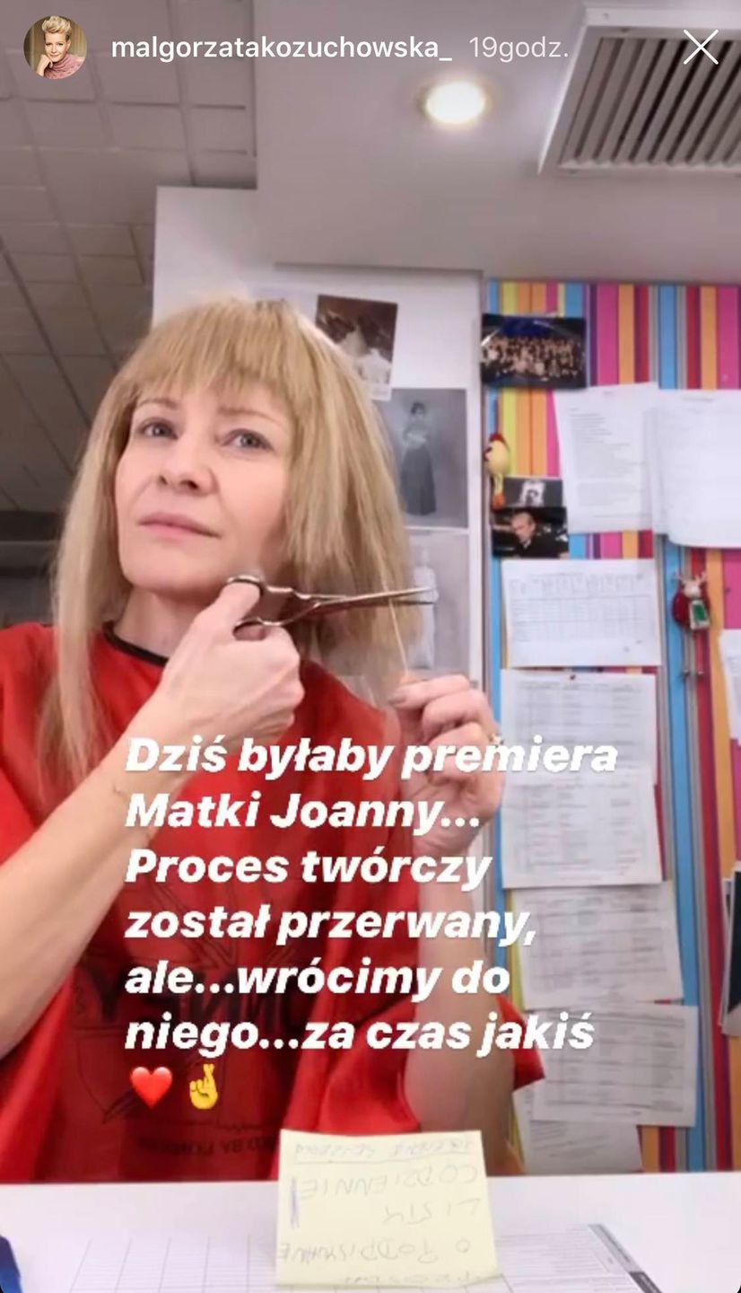 Małgorzata Kożuchowska ścięła sobie włosy
