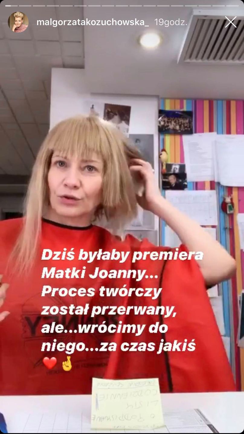 Małgorzata Kożuchowska ścięła sobie włosy