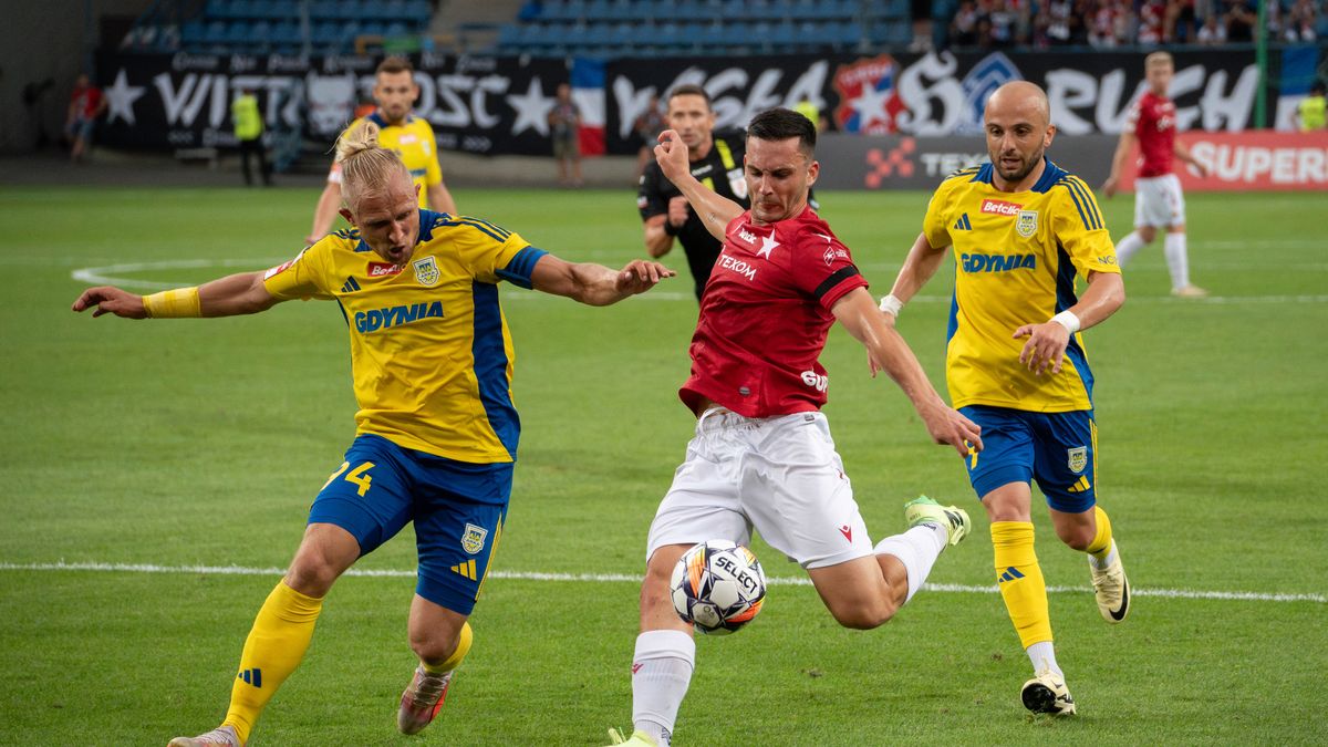 Getty Images / Marcin Golba/NurPhoto / Na zdjęciu: Wisła Kraków - Arka Gdynia