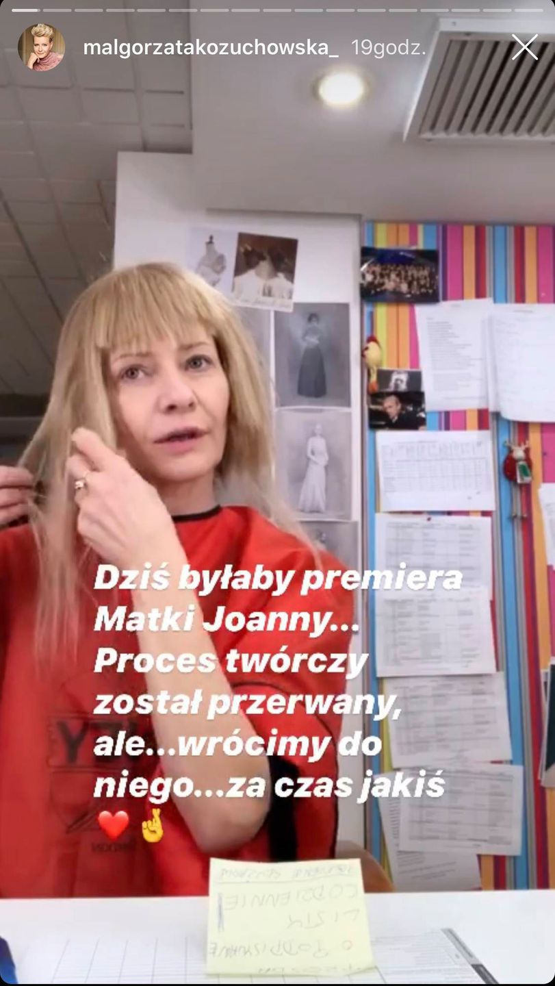 Małgorzata Kożuchowska ścięła sobie włosy