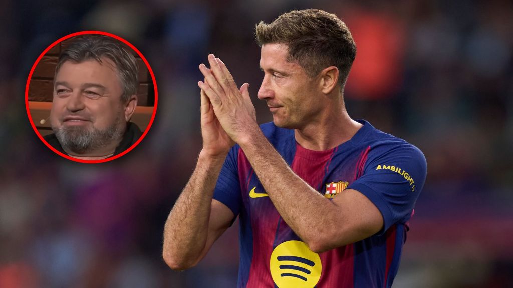 Getty Images / Pedro Salado / Youtube / Meczyki / Robert Lewandowski i Roman Kosecki (w kółku)