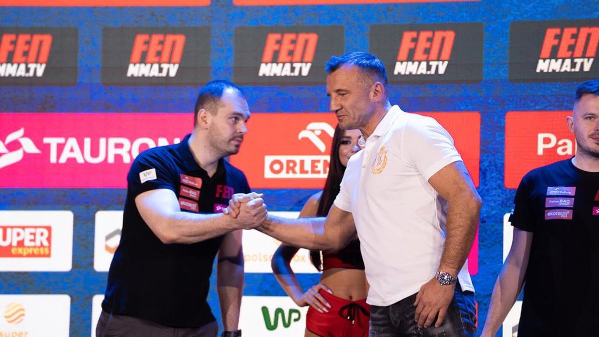 Materiały prasowe / Łukasz Krusiński / Na zdjęciu: Mansur Abdurzakow i Cezary Oleksiejczuk