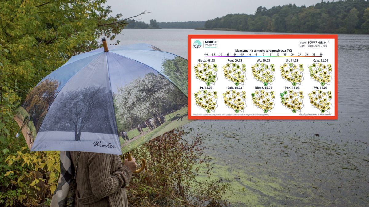 W czwartek synoptycy zapowiadają deszcz w całej Polsce