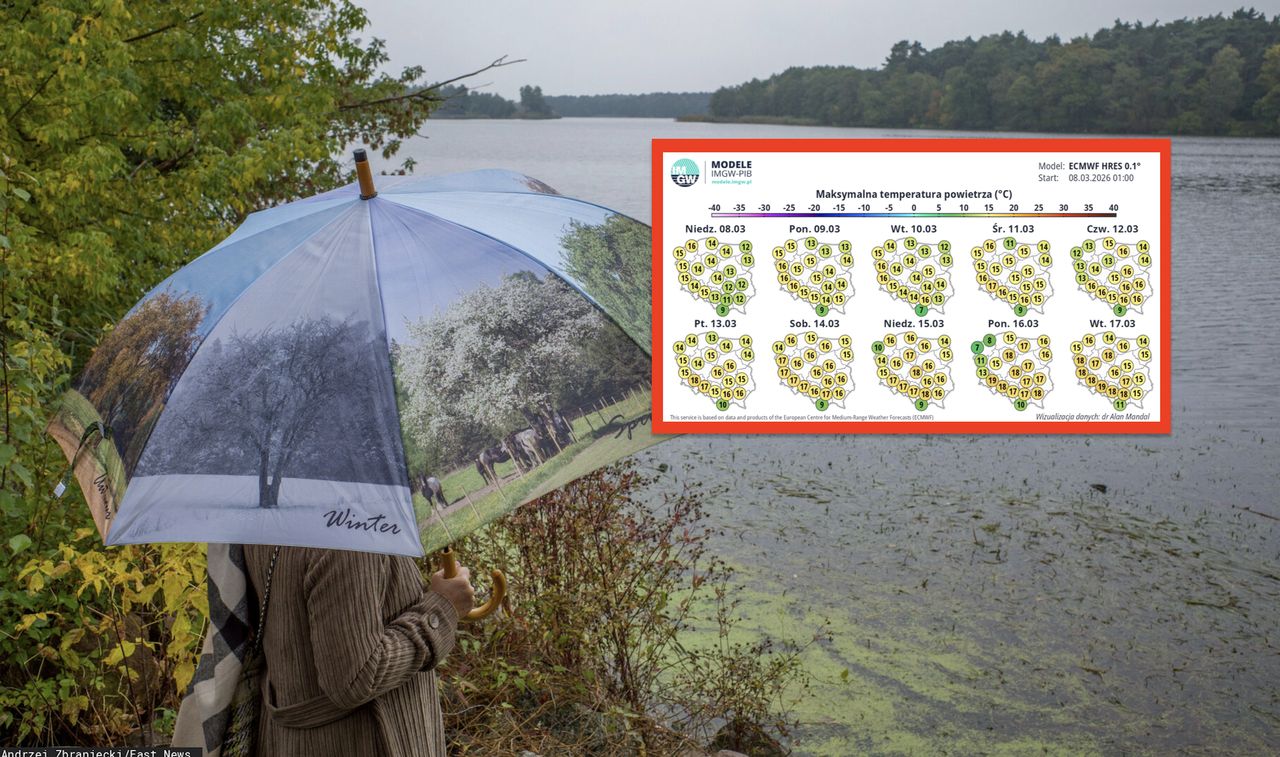 Chmury nad Polską. Znamy prognozę pogody na 10 dni