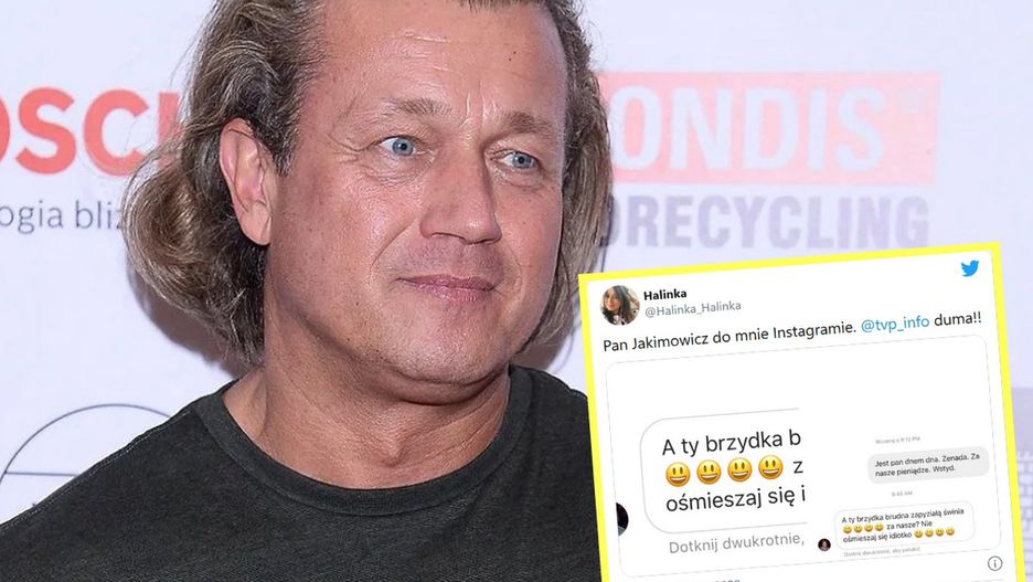 Jarosław Jakimowicz obraził internautkę