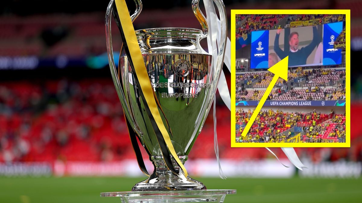 PAP/EPA / EPA/NEIL HALL oraz X/TVP Sport / Joergen Klopp oczywiście pojawił się na finale LM.