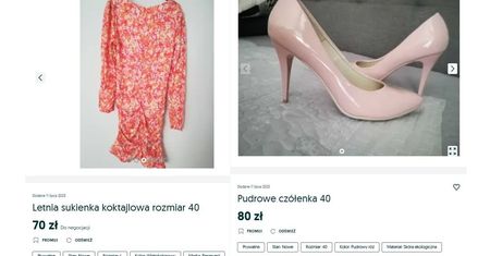 Kobieta chciała sprzedać buty i sukienkę — padła ofiarą oszustów