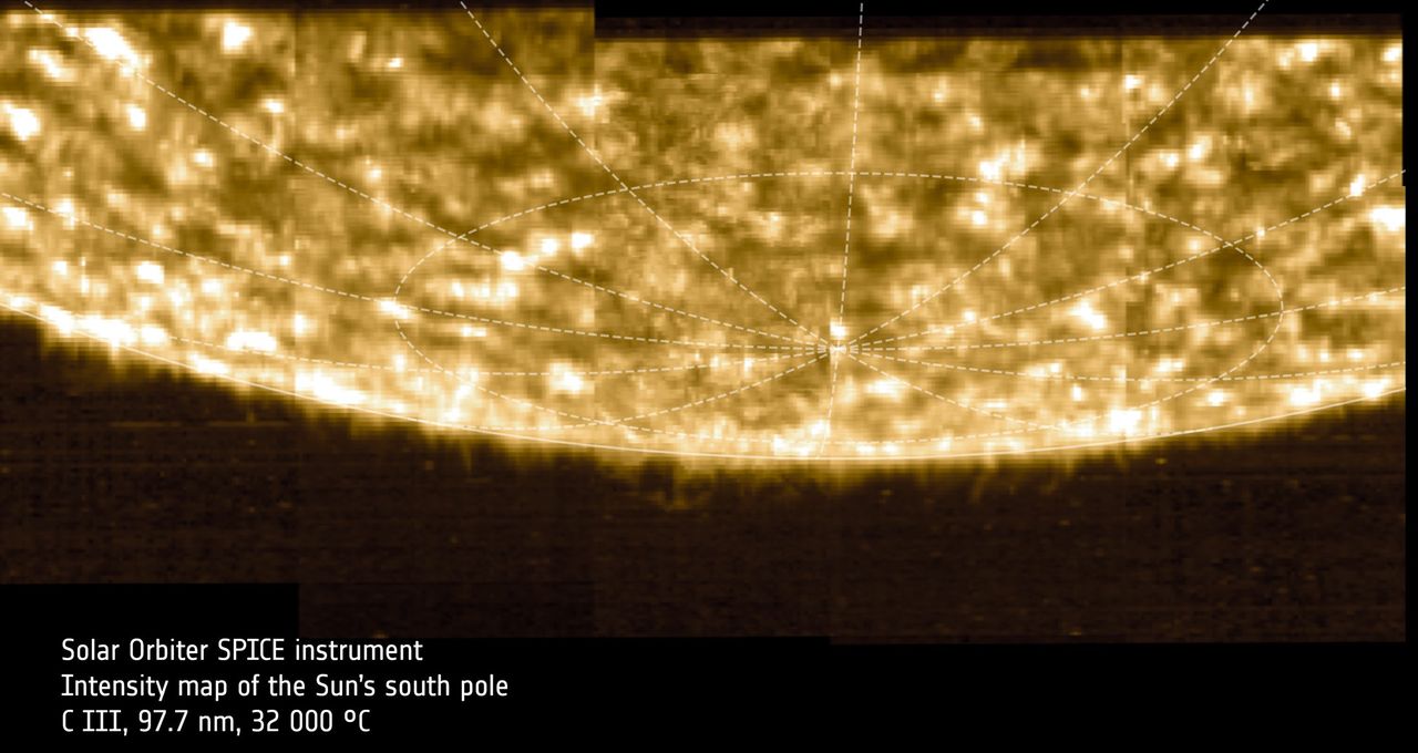Południowy biegun Słońca