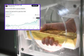 Złoto bije kolejny rekord. Tego nie było od ponad 50 lat