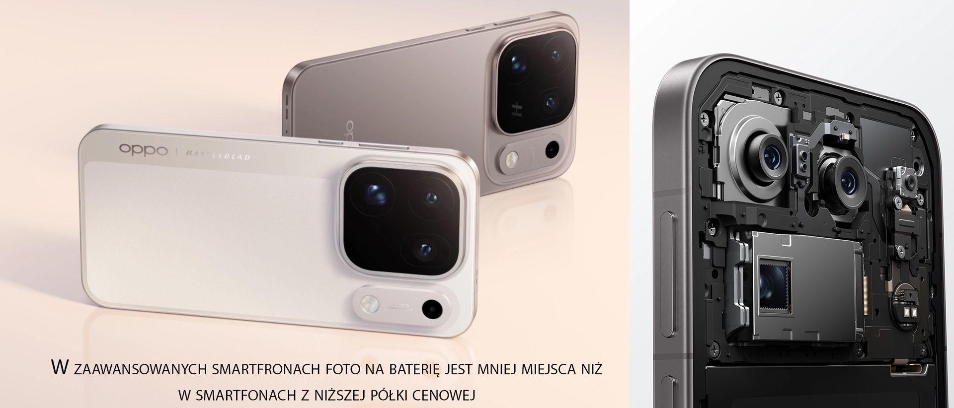 w przypadku tańszych smartfonów W zaawansowanych smartfonach fotograficznych na baterię pozostaje mniej miejsca niż w tańszych modelach