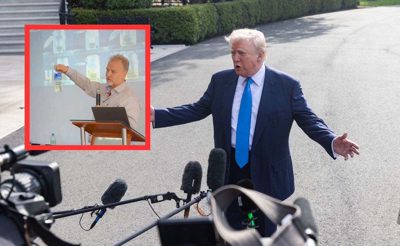 Kontrowersyjny gość w klubie golfowym Trumpa. Chce wybielaczem leczyć raka i Covid