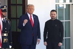 Tak Trump przywitał Zełenskiego. Zwrócił uwagę na jego wygląd