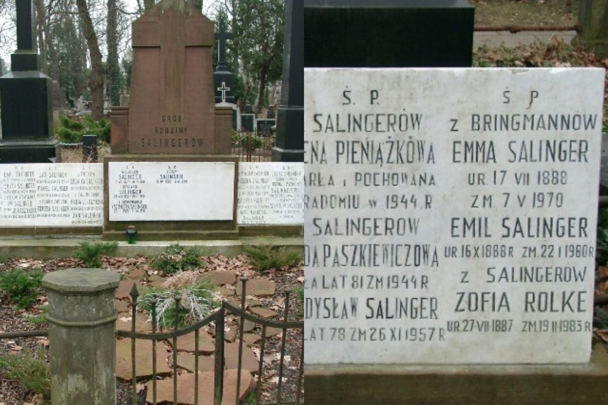 Grób rodzinny matki Tadeusza Rolke, Zofii