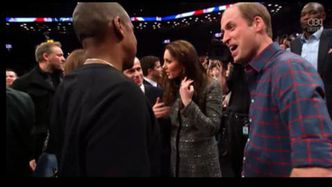 William i Kate spotkali się z Jay-Z i Beyonce na meczu NBA