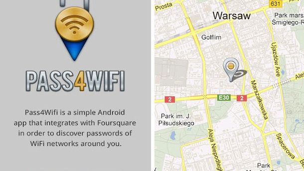Pass4Wifi – znajdź hasło do sieci dzięki Foursquare 1