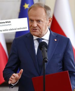 Tusk drwi z Witek. Wykorzystał hasło PiS