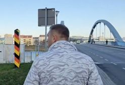 Bąkiewicz złamał zakaz? Podszedł do granicy od niemieckiej strony