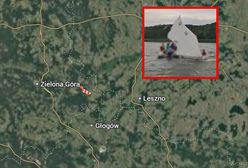 Silny wiatr przewrócił żaglówki z dziećmi na jeziorze Sławskim