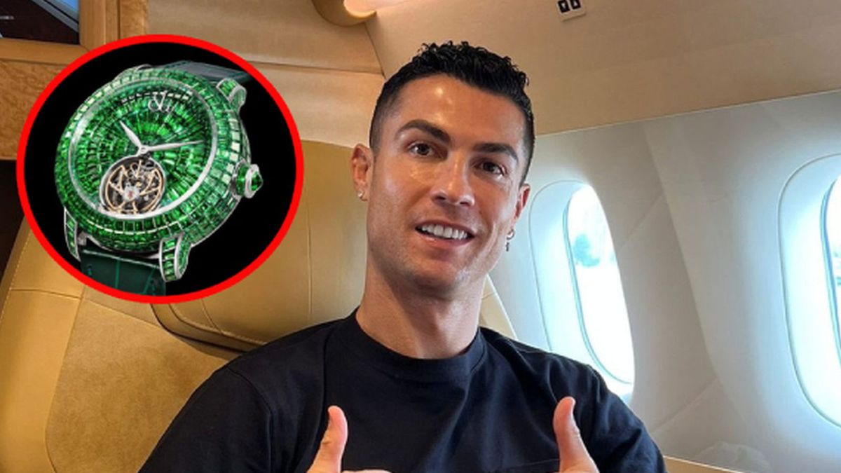 Zdjęcie: Cristiano Ronaldo z drogim zegarkiem