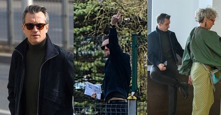 Michał Czernecki i jego (była już) żona spotkali się w sądzie. Na odchodne aktor pokazał fotoreporterom ŚRODKOWY PALEC (ZDJĘCIA)