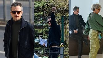 Michał Czernecki i jego (była już) żona spotkali się w sądzie. Na odchodne aktor pokazał fotoreporterom ŚRODKOWY PALEC (ZDJĘCIA)