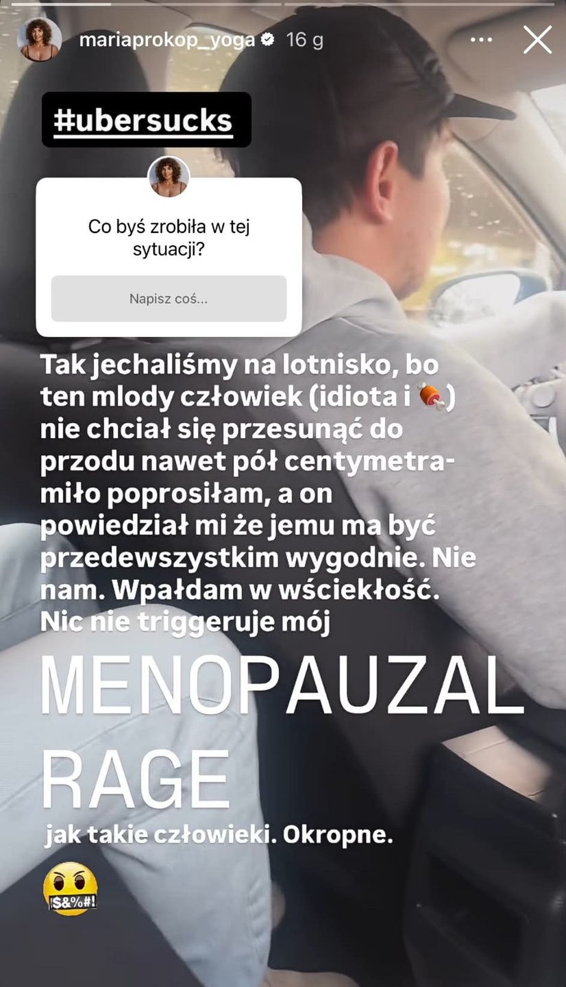 Maria Prokop opisała niedogodności swojej podróży