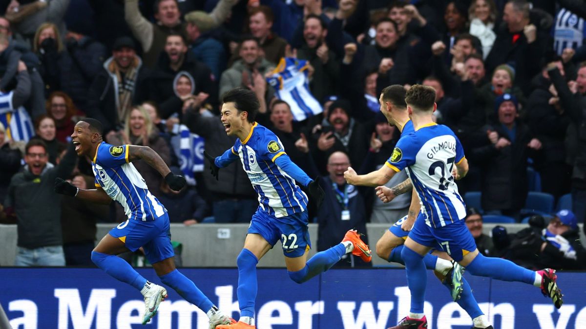 Zdjęcie okładkowe artykułu: Getty Images / Bryn Lennon / Na zdjęciu: radość piłkarzy Brighton and Hove Albion