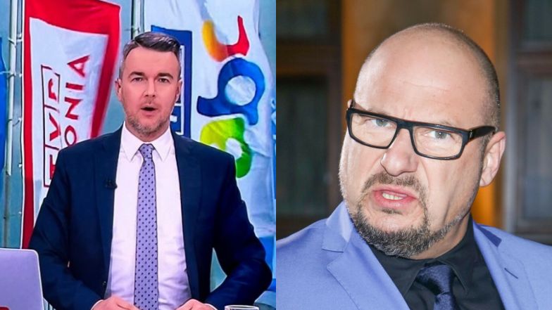 Piotr Gąsowski ZADRWIŁ z TVP Info. Oberwało się paskowemu. "Jedno słowo, a jakże znaczące..." (FOTO)