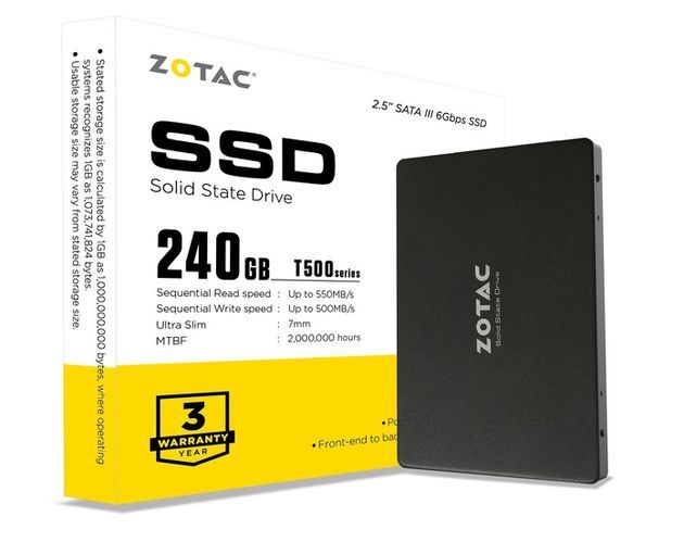 Zotac T500 240 GB dysk SSD