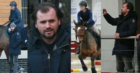 ODMIENIONY Marcin Dubieniecki kibicuje córce podczas zawodów konnych (ZDJĘCIA)