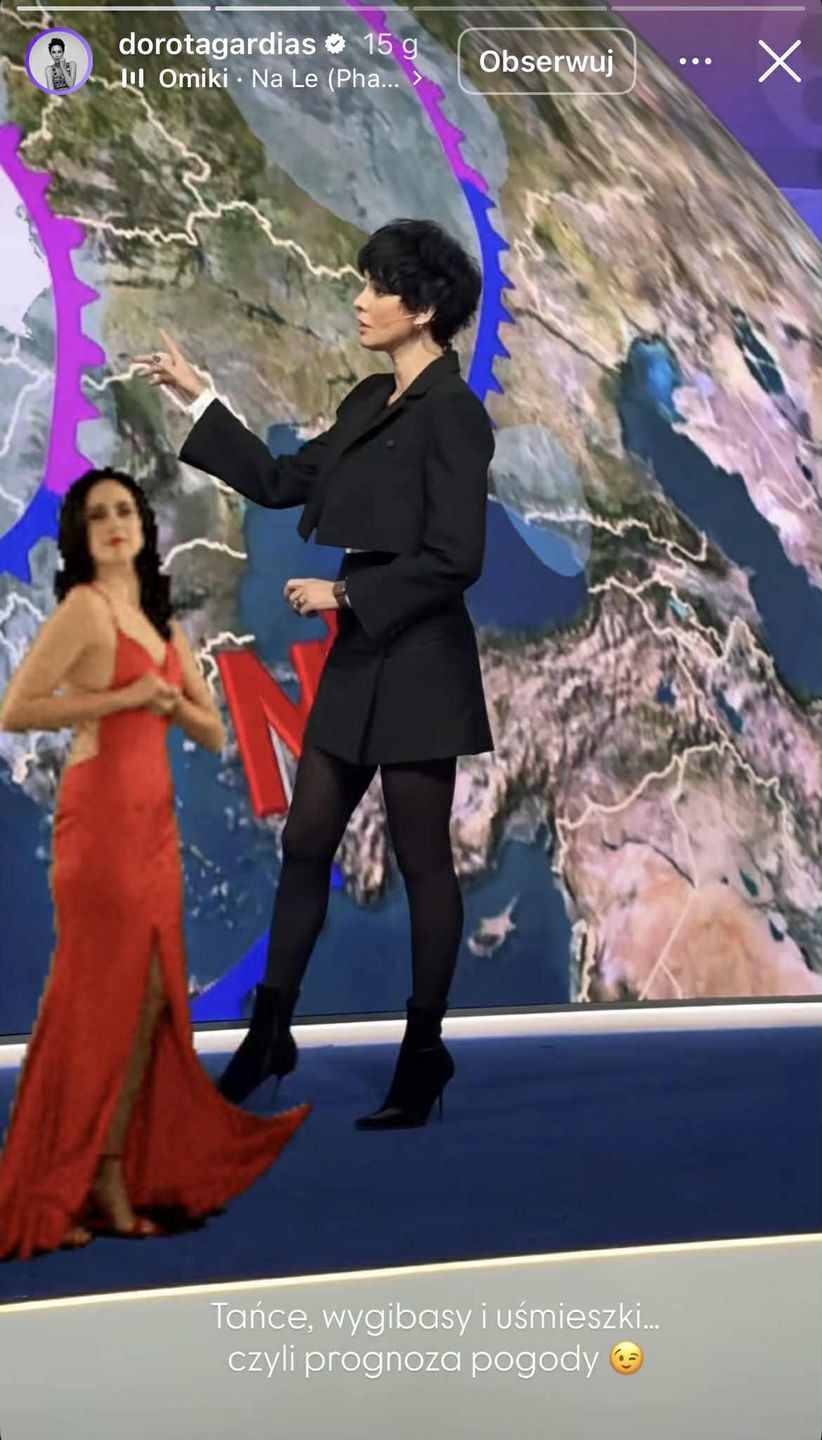 Dorota Gardias w eleganckiej stylizacji 