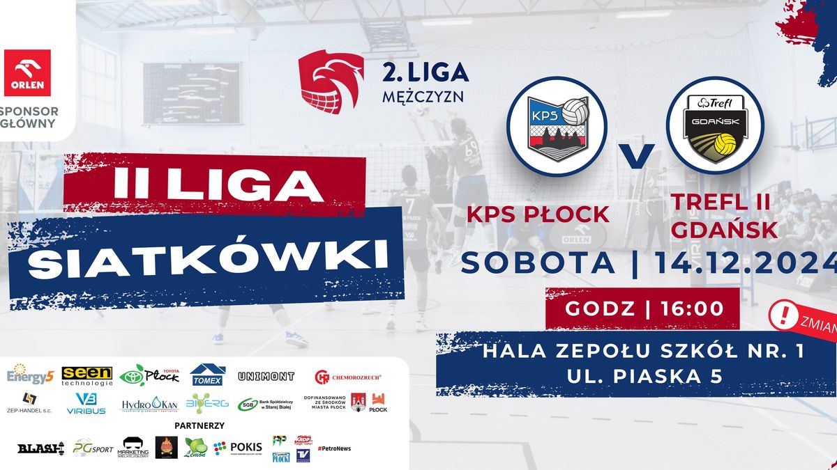 Kolejny mecz płockich siatkarzy 
