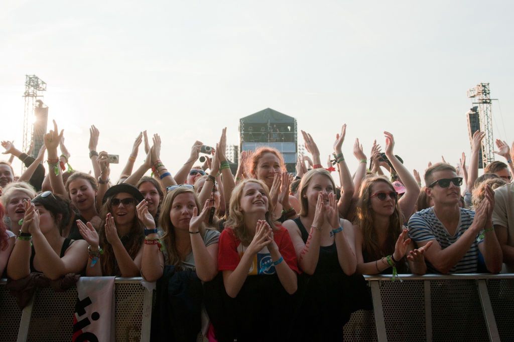 Uczestnicy festiwalu są odporni na wszelkie warunki atmosferyczne