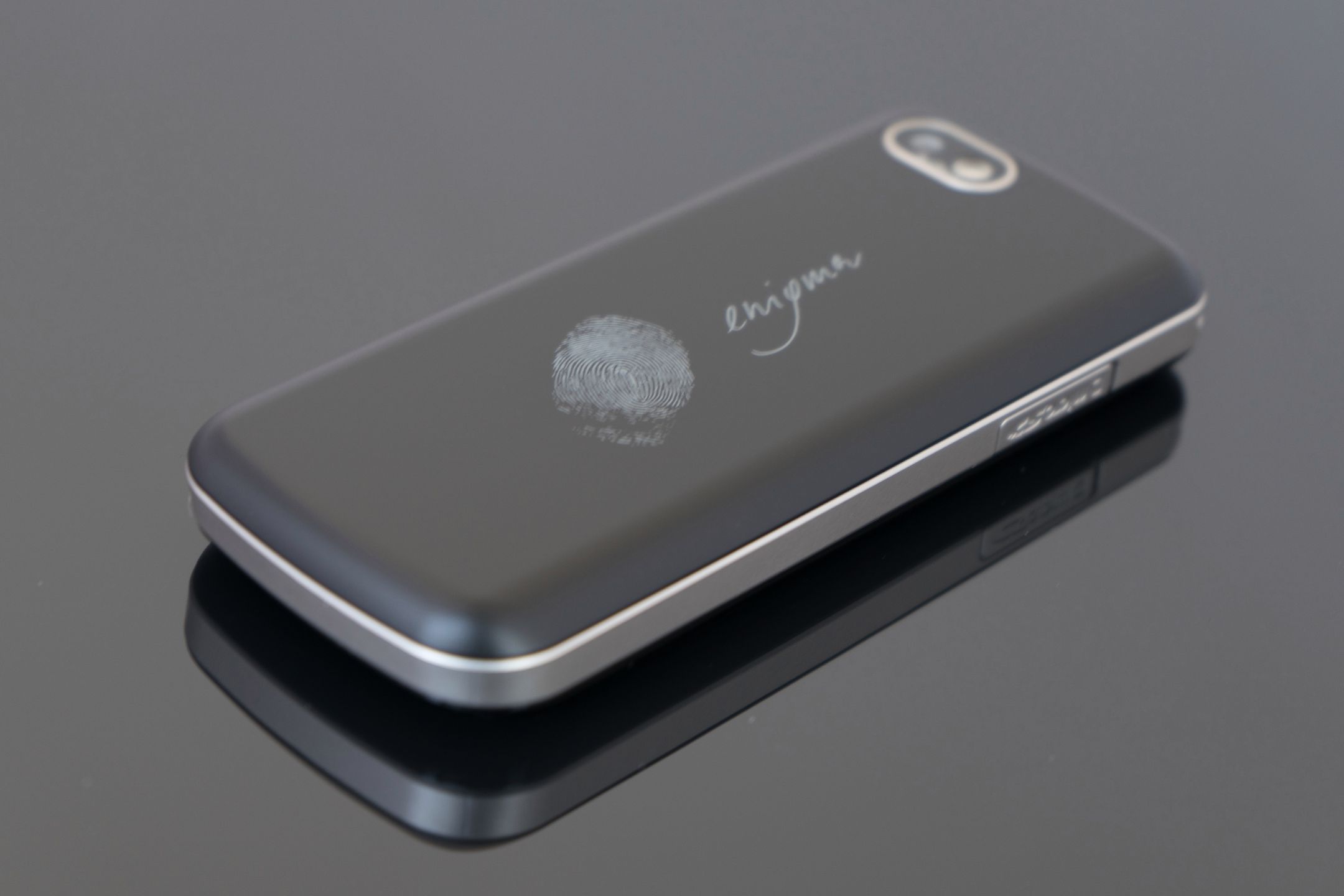 To nie skaner linii papilarnych, po prostu taka estetyka