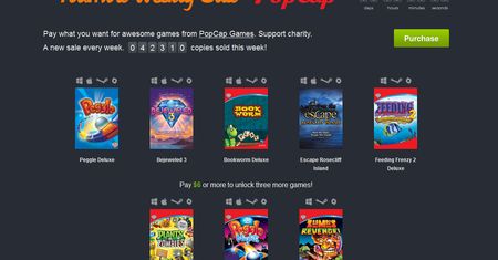 Gry PopCap w tygodniowej wyprzedaży Humble Bundle