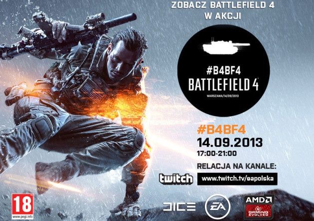 Battlefield 4 gra impreza #B4BF transmisja