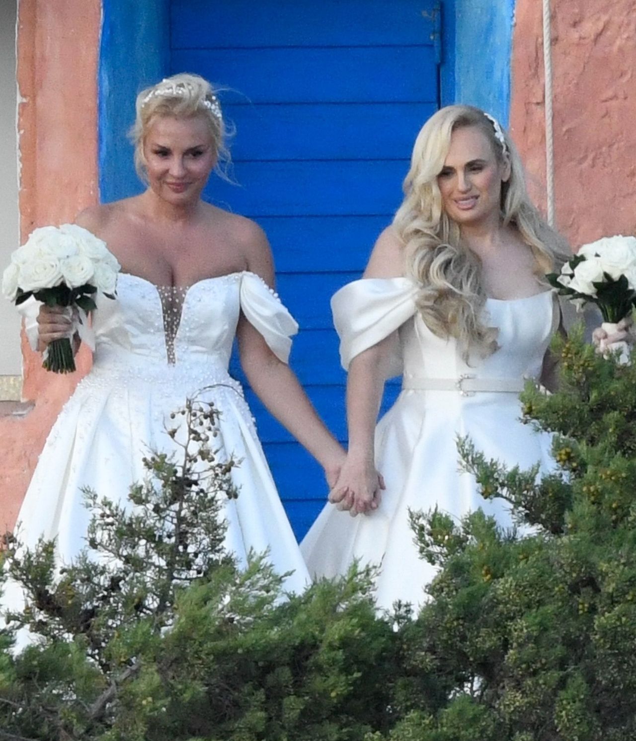 This is what Rebel Wilson and Ramona Agruma looked like on their wedding day.